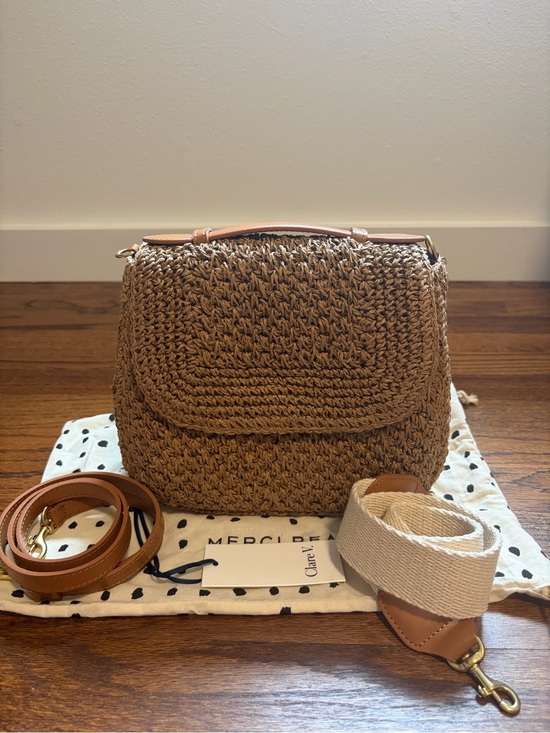 Clare V Handbags - Clare V Palm Twisted Raffia Louis  - Never Used